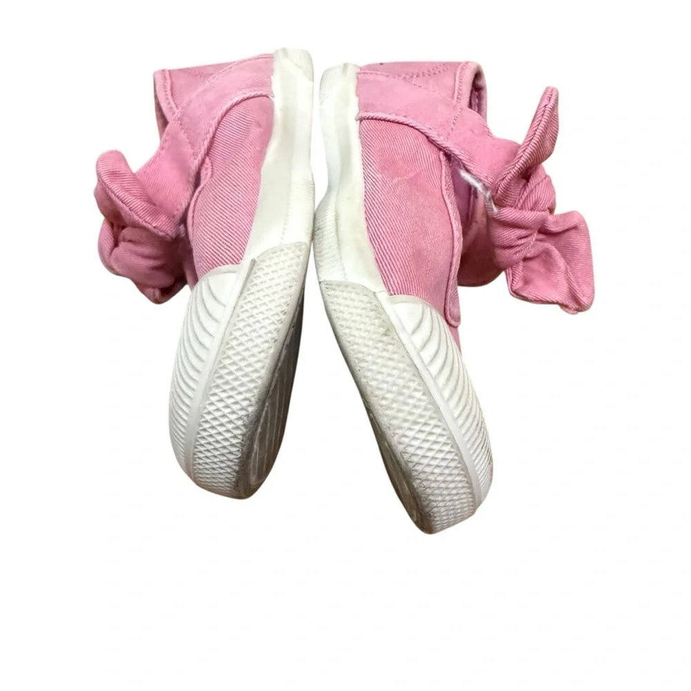 Zara| Kids Open Sneakers with Bow Pink- Size 12 or EU 29